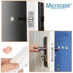 Microcase Yapışkanlı Darbe Önleyici Kaymaz Silikon Yumşak Jel Top Seti 100'lü Şeffaf-AL4952