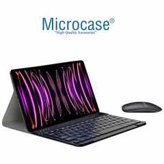 Microcase  Samsung Galaxy Tab S9 Ultra 14.6 inch Tablet Bluetooth Klavye ve Mouse + Standlı Kılıf - BKK6