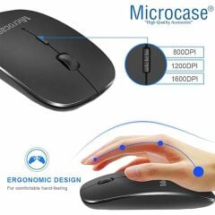 Microcase  Samsung Galaxy Tab S9 Ultra 14.6 inch Tablet Bluetooth Klavye ve Mouse + Standlı Kılıf - BKK6