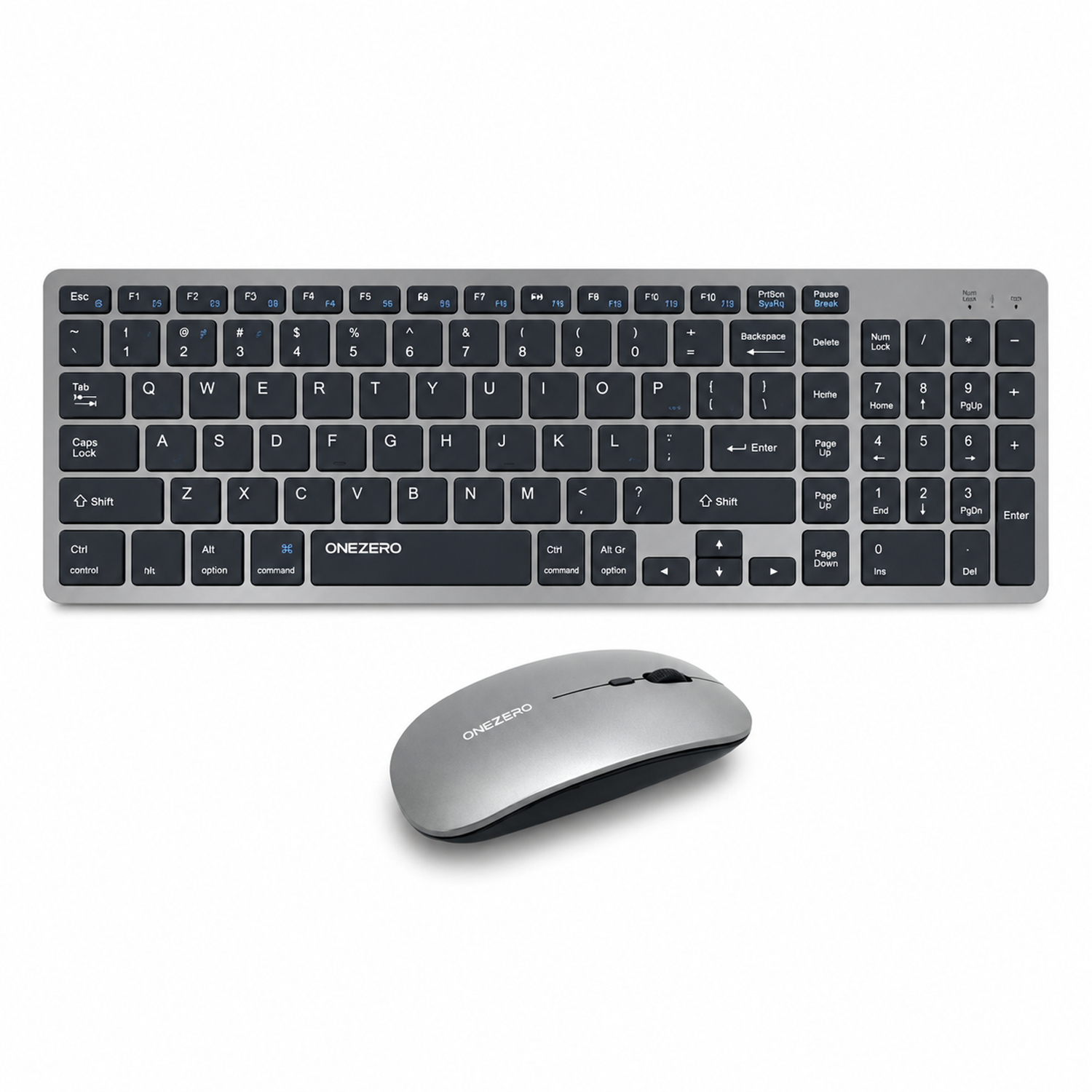 Microcase Bluetooth ve 2.4G Şarj Edilebilir İnce Tasarım Kablosuz Klavye Mouse Seti + Silikon Klavye Koruması AL5724