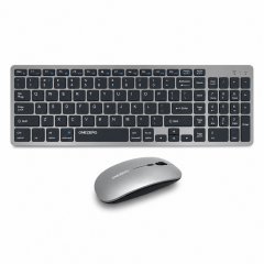 Microcase Bluetooth ve 2.4G Şarj Edilebilir İnce Tasarım Kablosuz Klavye Mouse Seti + Silikon Klavye Koruması AL5724
