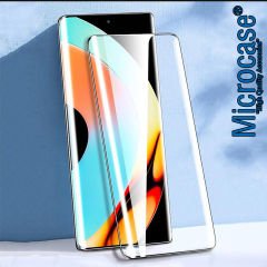Microcase Realme 10 Pro Plus için 3D Curved Tam Kaplayan Kavisli Tempered Cam Ekran Koruyucu - AL3282
