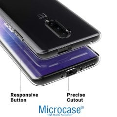 Microcase OnePlus 7T Pro İnce 0.2 mm Soft Silikon Kılıf - Şeffaf