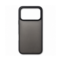 Microcase Honor 600 5g ile uyumlu Luna Serisi Köşe Korumalı Sert Rubber Kılıf - AL3422 Siyah
