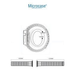 Microcase Apple Watch Ultra 49mm Uyumlu Mıknatıslı  Silikon Kordon Kayış - KY24-2