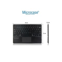 Microcase Xiaomi Mi Pad 6 11  Tablet için Touchpad Bluetooth Klavye (TR Sticker) + Bluetooth Mouse + Tablet Standı - AL2766