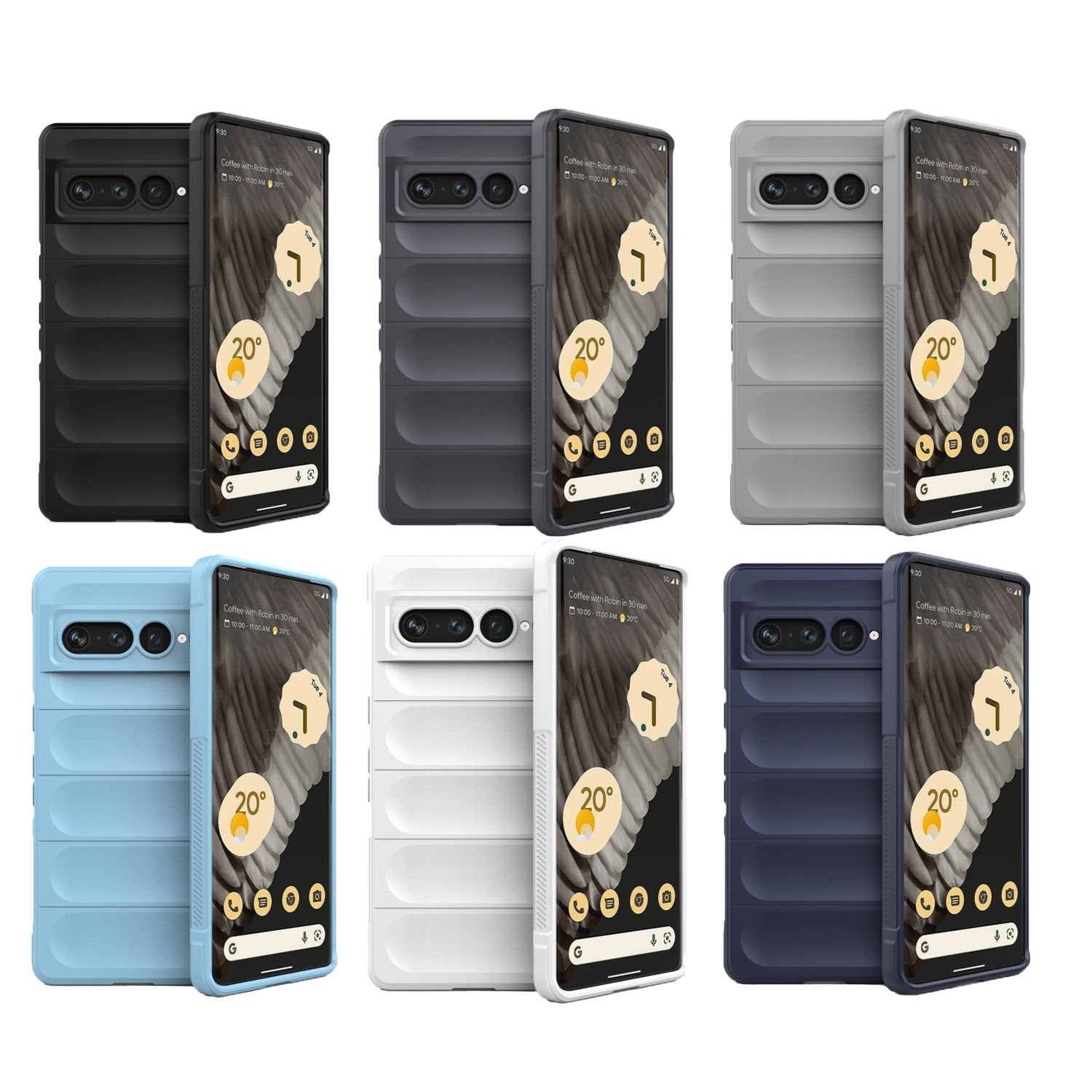 Microcase Google Pixel 7 Pro Miami Serisi Darbeye Dayanıklı Silikon Kılıf - AL3420