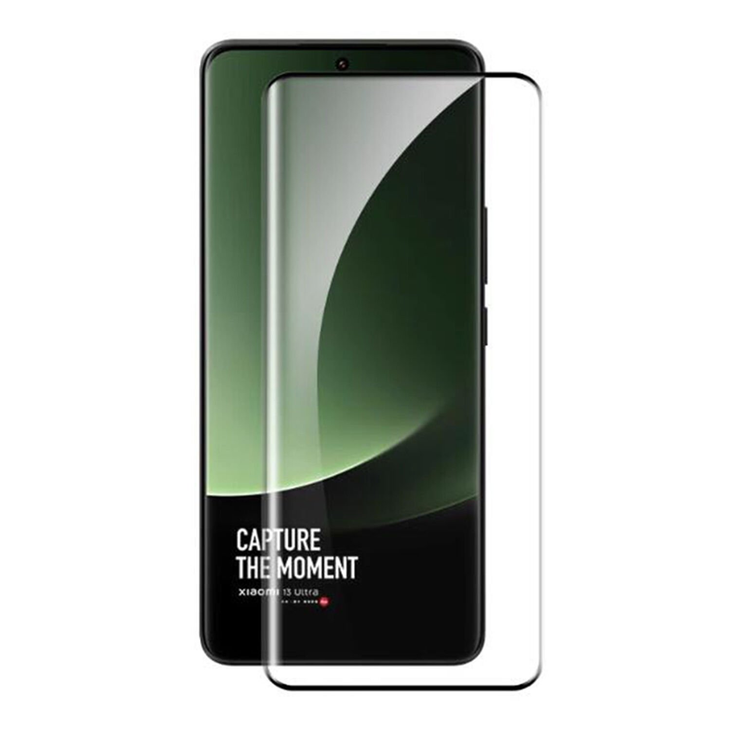 Microcase Xiaomi 13 Ultra için 3D Curved Tam Kaplayan Kavisli Tempered Cam Ekran Koruyucu - AL3282