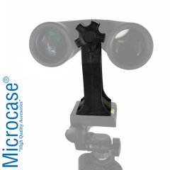 Microcase Dürbünü Tripoda Bağlamak için Dürbün ve Tripod Bağlantı Adaptörü - AL2515 SİYAH