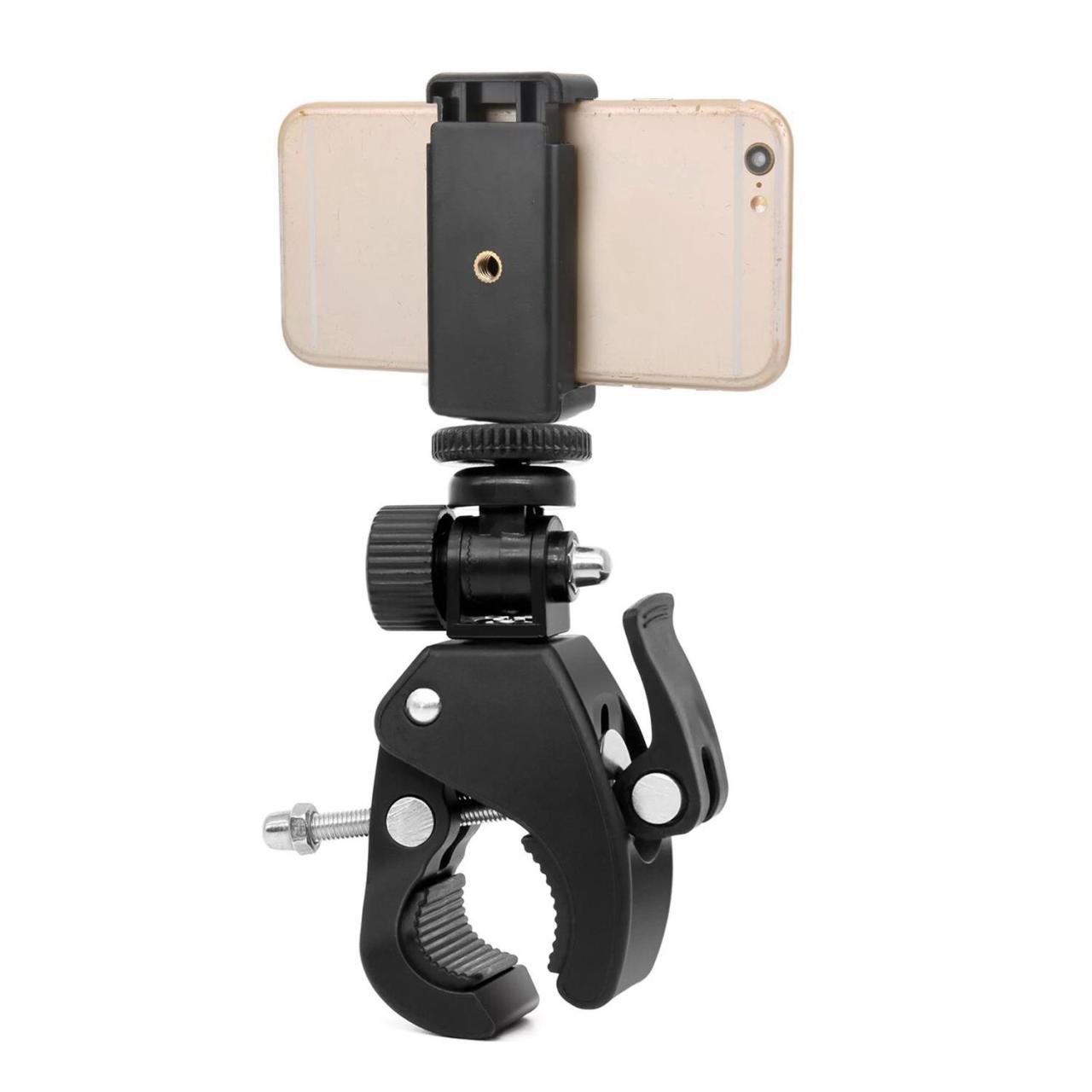 Microcase Aksiyon Kameralar için Bisiklet Gidon Klips + Telefon Başlık - AL2706