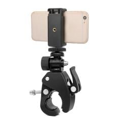 Microcase Aksiyon Kameralar için Bisiklet Gidon Klips + Telefon Başlık - AL2706