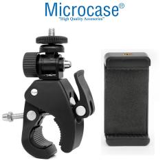 Microcase Aksiyon Kameralar için Bisiklet Gidon Klips + Telefon Başlık - AL2706