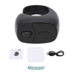 Microcase TikTok Yüzüğü Bluetooth Akıllı Uzaktan Kumanda Sayfa Çevirici Video Kaydırma Parmağı Şarjlı Kumanda - AL5766