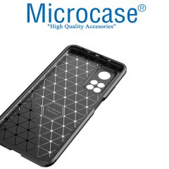 iPhone 12 Pro Fabrik Serisi Kumaş ve Deri Kılıf - Siyah