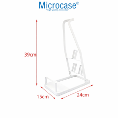 Microcase Şarjlı Süpürgeler İçin Metal Ayaklı Stand Düzenleyici -  Beyaz AL5047