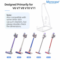 Microcase Şarjlı Süpürgeler İçin Metal Ayaklı Stand Düzenleyici -  Beyaz AL5047