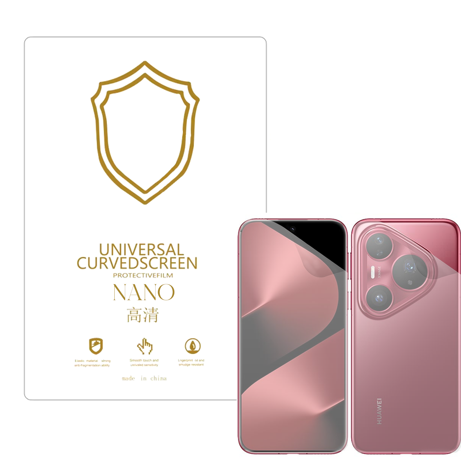Microcase Huawei Pura 80 Pro Plus ile Uyumlu Full Tpu Ön Arka Nano Koruma- EKM103