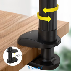 Microcase 360° Döner Başlıklı Masa Üstü Tablet Tutucu Katlanabilir Akrobat Tablet Standı - AL5725