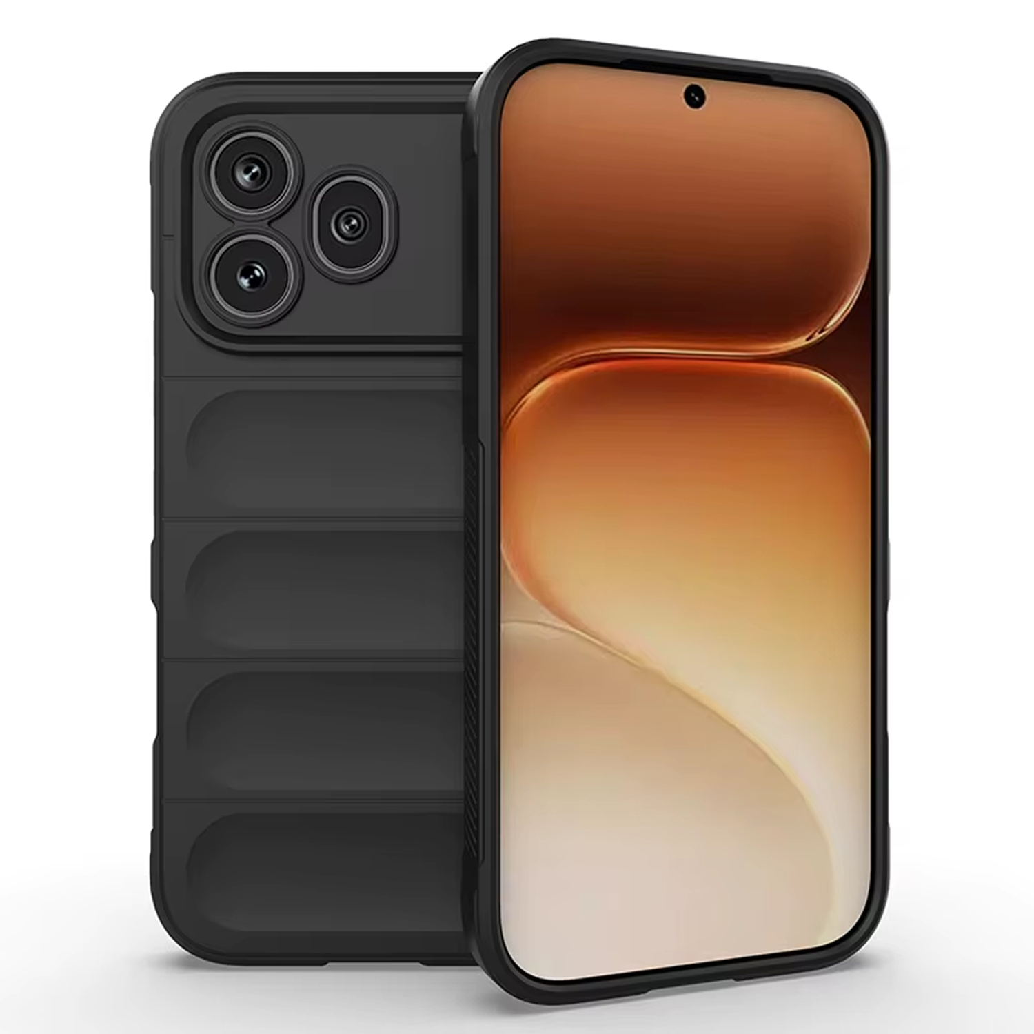 Microcase Honor 600 Pro 5G ile uyumlu Miami Serisi Darbeye Dayanıklı Silikon Kılıf AL3420