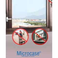 Microcase Her Türlü PVC Pencere Kapıya Uyumlu Emniyet Kilidi - AL4906 3 ADET