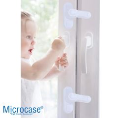 Microcase Her Türlü PVC Pencere Kapıya Uyumlu Emniyet Kilidi - AL4906 3 ADET