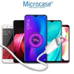 Microcase Micro USB 5A Hızlı Şarj ve Data USB Kısa Kablo - 25 cm Beyaz AL2710