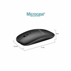 Microcase Lenovo IdeaPad Pro (2025) TB375FC 12.7 inch için Bluetooth Touchpad Klavye (TR Sticker)+Bluetooth Mouse+Tablet Standı- AL2766