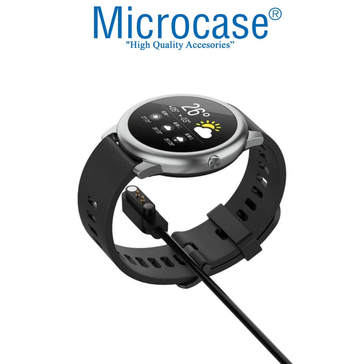 Microcase Haylou Solar LS05 Manyetik Şarj Kablosu 100cm Siyah - AL2601