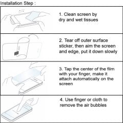 Microcase OnePlus Nord 2T 5G Tempered Glass Cam Ekran Koruyucu