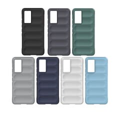 Microcase Xiaomi Poco X5 Pro Miami Serisi Darbeye Dayanıklı Silikon Kılıf - AL3420 Açık Gri