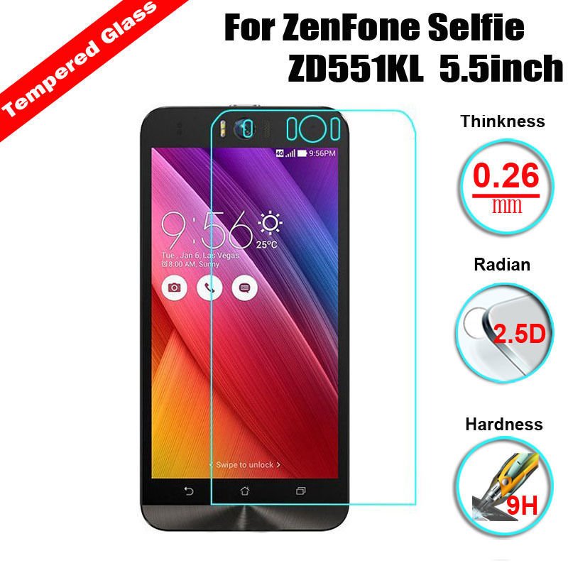 Zenfone Selfie 5.5'' Tempered Glass Cam Koruma