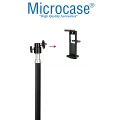Microcase 3 Ayak Sabitleyici Alüminyum Cep Telefonu Tablet Kamera DSLR Tripodu 201 cm - AL2507