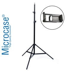 Microcase 3 Ayak Sabitleyici Alüminyum Cep Telefonu Tablet Kamera DSLR Tripodu 201 cm - AL2507
