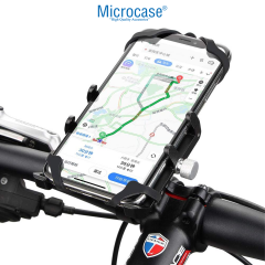 Microcase GUB Pro 7 Alüminyum Alaşım Bisiklet Motosiklet Telefon Tutucu - 55-100mm Ayarlanabilir Gidon Telefon Sabitleyici - AL5774