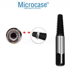 Microcase   5 Parça  Çelik Hasarlı Kırık Civata Sökücü Ters Kılavuz Seti-AL4448