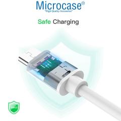 Microcase Type-C 5A Hızlı Şarj ve Data USB Kısa Kablo - 25 cm Beyaz AL2712