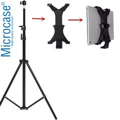 Microcase 3 Ayak Sabitleyici Alüminyum Cep Telefonu Tablet Kamera DSLR Tripodu 201 cm - AL2508
