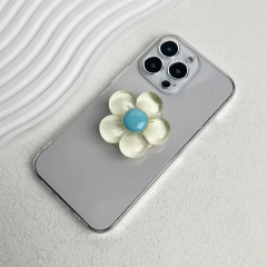 Microcase 3D Çiçek Tasarımlı 3M Yapıştırmalı El Parmak Tutucu Cep Telefonu Tutacağı Popsocket - AL5246