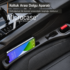 Microcase Araç İçi Koltukarası Eşya Malzeme Telefon Tutucu Saklama Organizatör Sağ Sol Set- AL5287