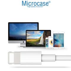 Microcase iPhone Lightning 5A Hızlı Şarj Data Kablosu - 25 cm Beyaz AL2714