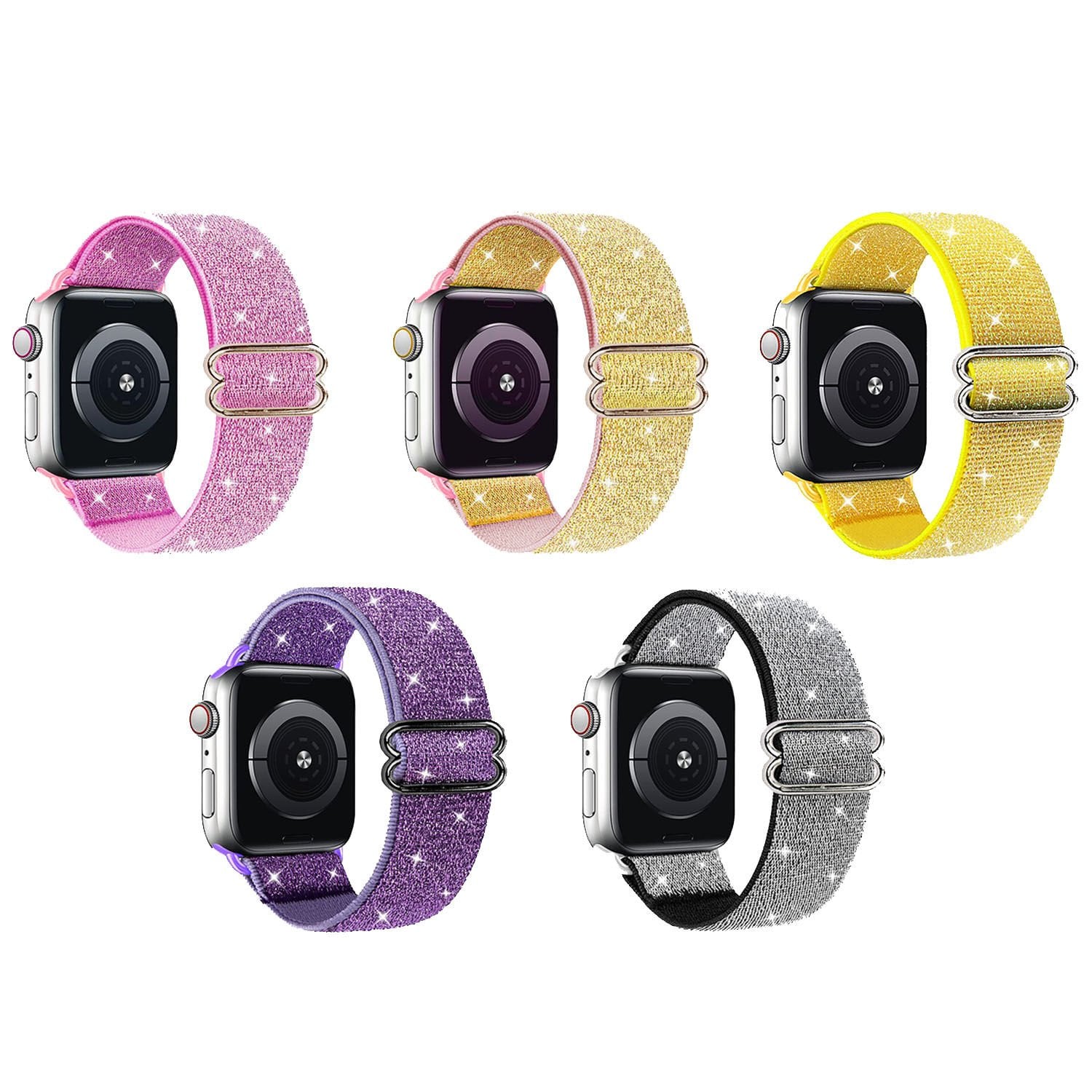 Microcase Apple Watch Ultra 49mm Simli Esnek Hasır Örgü Kordon Kayış - KY44-2