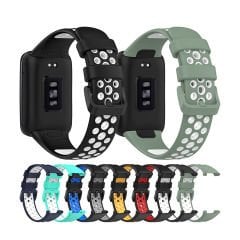 Microcase Xiaomi Mi Band 7 Pro için Delikli Silikon Kordon Kayış - KY50