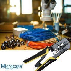 Microcase Kablo Sıyırıcı Pense Ve Jack Network Kablo Sıkma Pensesi - AL4911