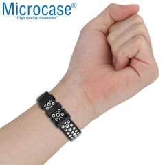 Microcase Xiaomi Mi Band 7 Pro için Delikli Silikon Kordon Kayış - KY50