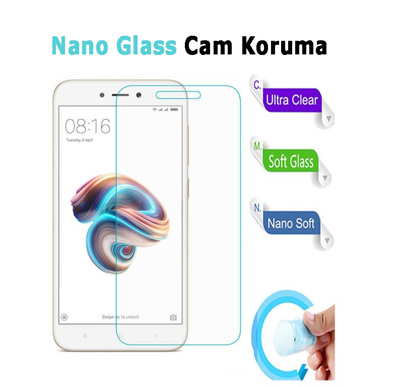 Xiaomi Redmi 5A Nano Glass Ekran Koruma Esnek Cam Filmi