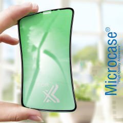 Microcase iPhone 14 Plus 3D Polymer Kavisli Tam Kaplayan Nano Ekran Koruma - Siyah