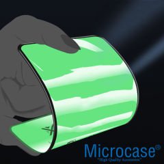 Microcase iPhone 14 Plus 3D Polymer Kavisli Tam Kaplayan Nano Ekran Koruma - Siyah