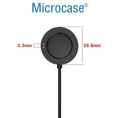 Microcase Xiaomi Watch 2 / Xiaomi Watch S3 / Xiaomi Watch S2 / Xiaomi Watch2 Pro  Manyetik Şarj Kablosu 1m - Siyah AL4342