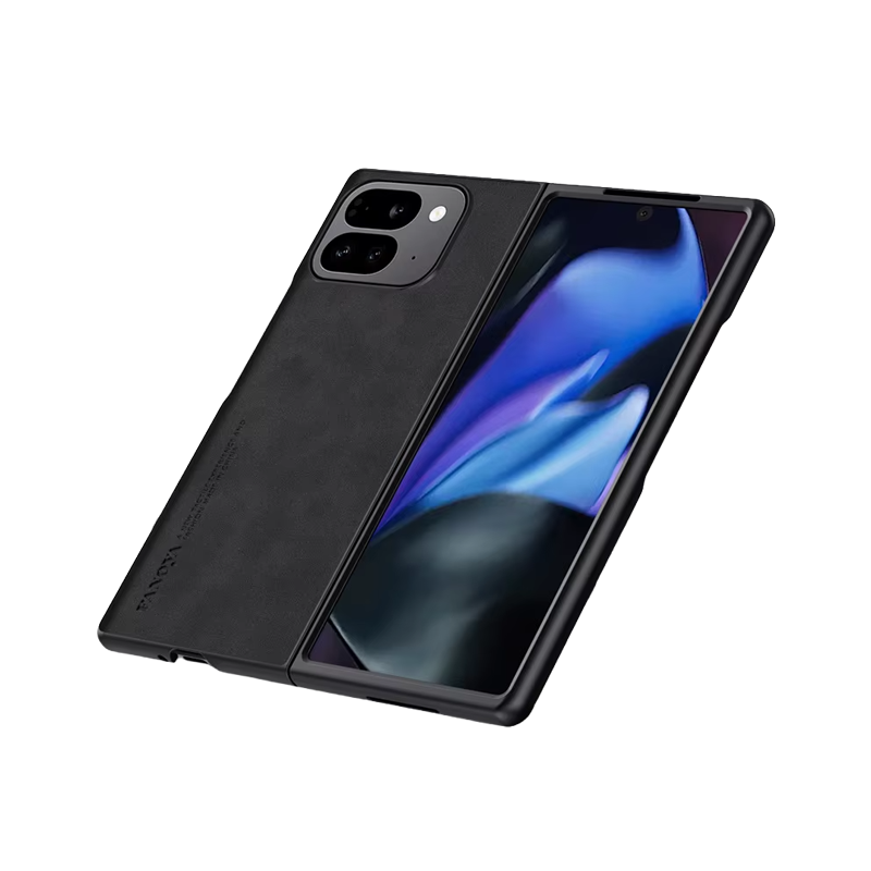 Microcase Google Pixel 11 Pro FOLD ile Uyumlu Luxury Leather Series Deri Desenli Plastik Koruma Kılıf - AL8125