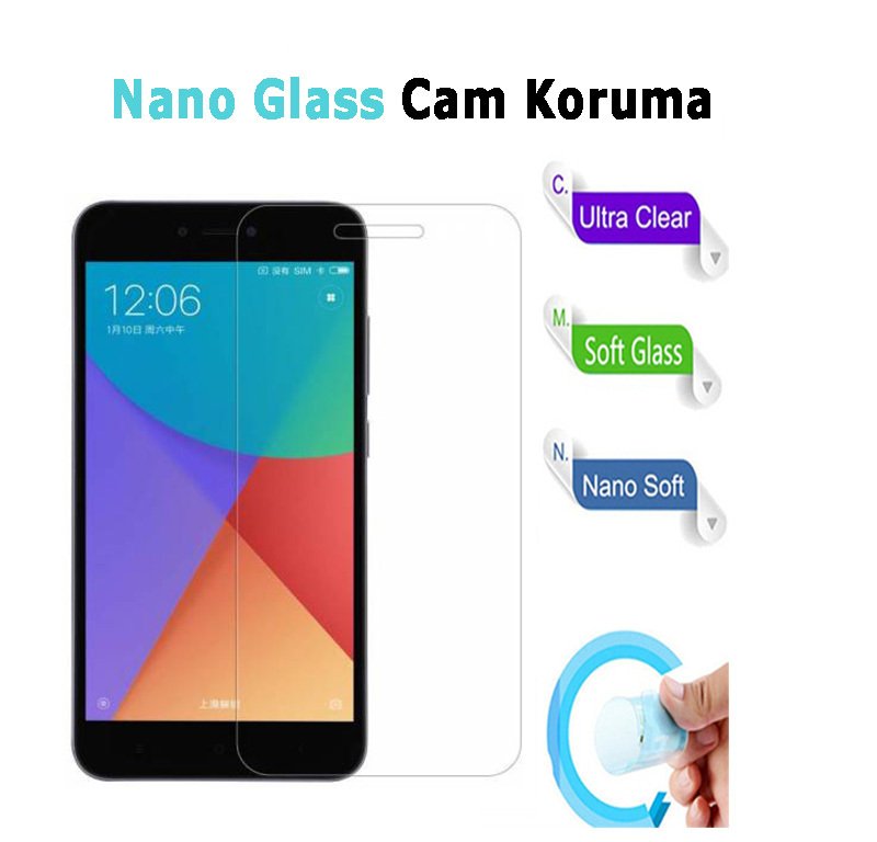 Xiaomi Redmi Note 5A Prime Nano Esnek Cam Ekran Koruyucu